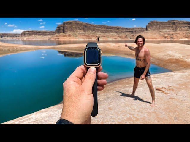 Found YouTubers Lost 24k Gold Apple Watch While Scuba Diving! (His Reaction, Priceless)