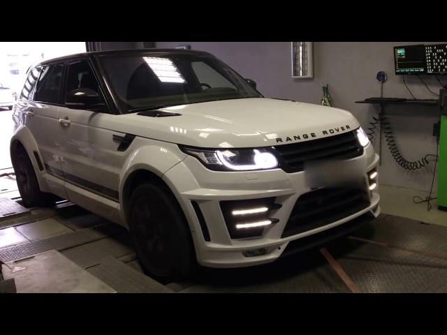 Чип-тюнинг Range Rover Sport 2017 3.0SDV6 306hp от LR-CHIP