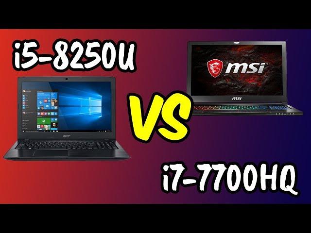 i5-8250U vs Best i7-7700HQ Laptop Benchmarks Test!  [4K]