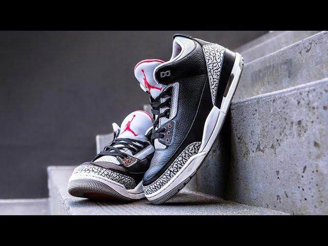 Jordan 3 “Black Cement” Lacing Tutorial! - The Best Way to loose lace! ‍️