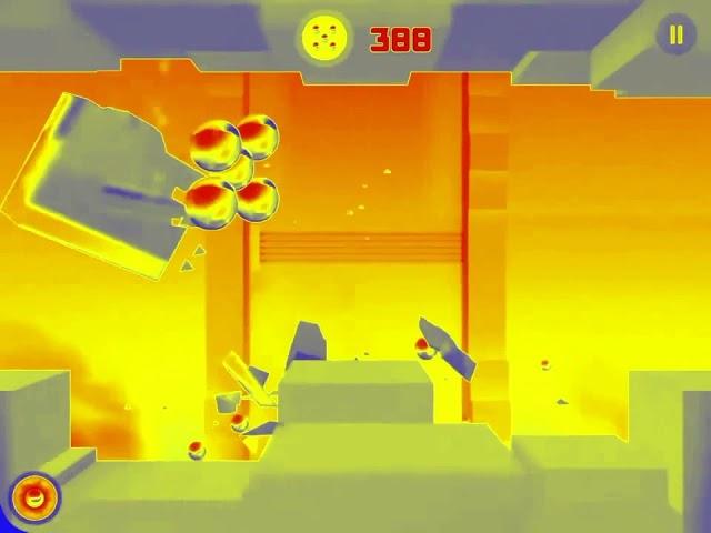 Smash Hit Training: Random Room Glitch but in reverse (Thermal colors) [high quality]