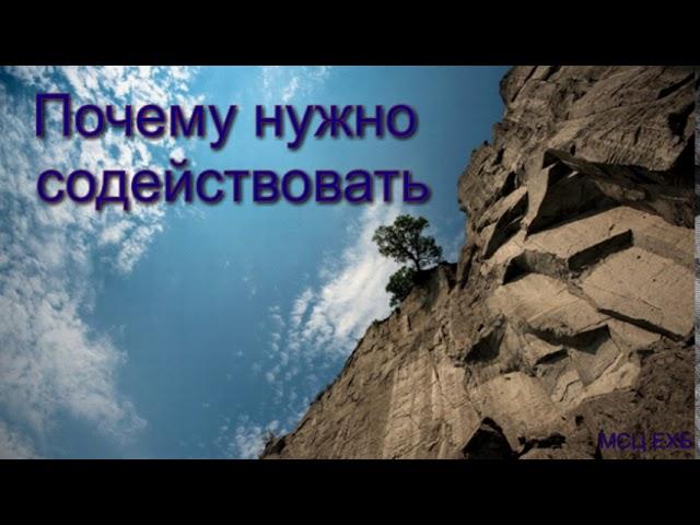 "Почему нужно содействовать". И. Горбунов. Проповедь. МСЦ ЕХБ.