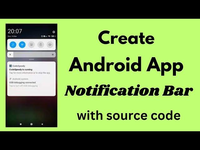 Create Notification in Android App with Android Studio | with source code | Hindi