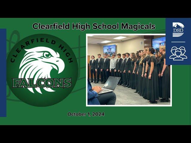 Clearfield Madrigals perform at Davis School District Board Meeting