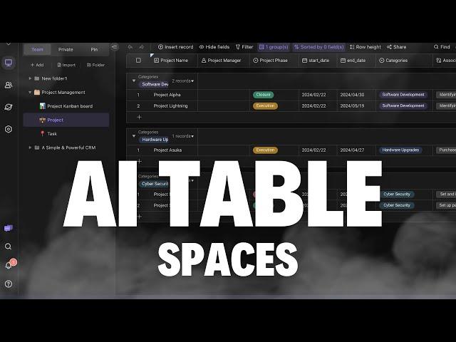 AI Table Spaces - How to Use AI Table Spaces