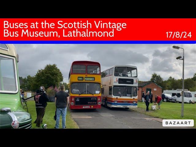 Buses at the Scottish Vintage Bus Museum Open Weekend, Lathalmond • Bus Vlog 17/8/24