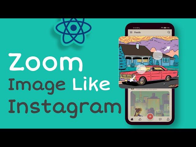 How to make image Zoom like Instagram in React-Native