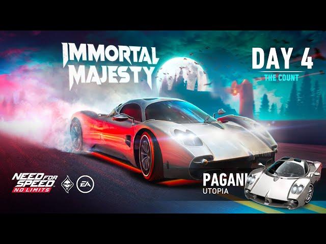 Need For Speed: No Limits | 2022 Pagani Utopia (Immortal Majesty - Day 4 | The Count)