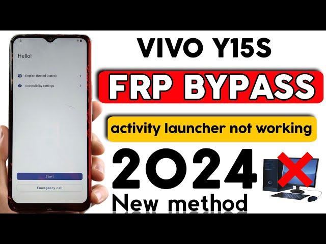 Vivo Y15s (V2120) GOOGLE ACCOUNT BYPASS | ANDROID 12 (Without PC) 2024