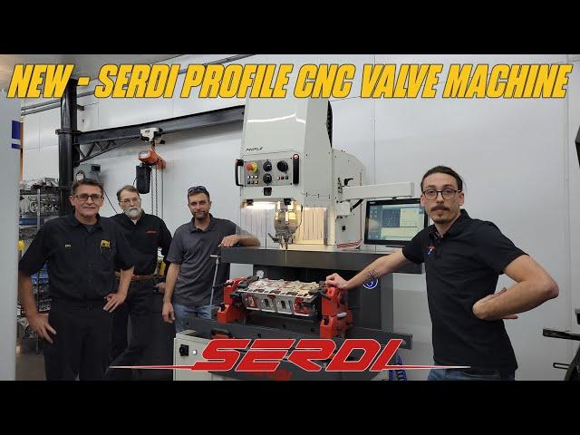 4TH IN THE WORLD: New Serdi Single Point CNC Valve Seat Machine at Prestige Motorsports