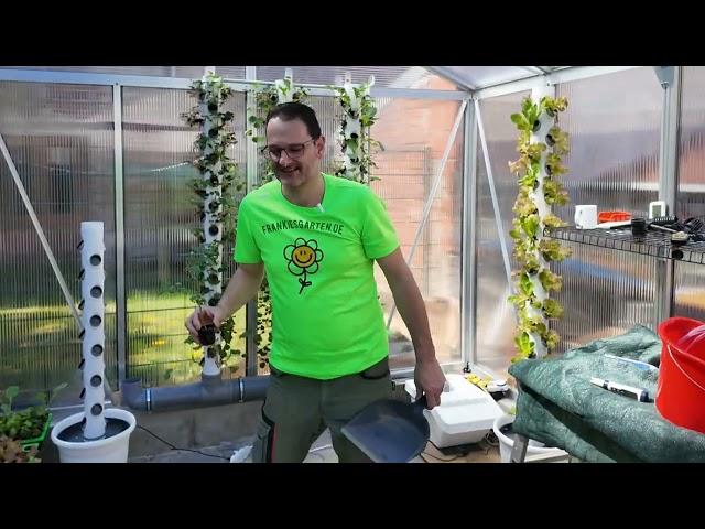 20 #Tomaten im 1.0m DIY #Hydrotower #Hydroponik leicht gemacht: Ein Einstieg für Anfänger