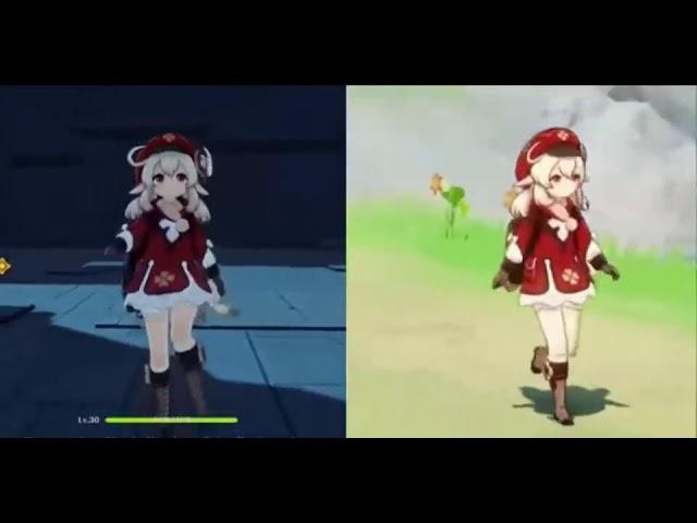 Genshin Impact deleted Klee loli walking animation