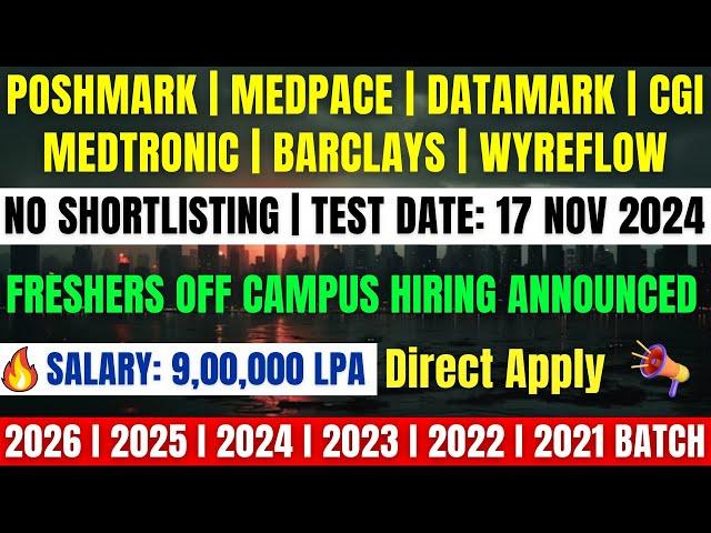 Direct Test Hiring | Netcore, Rubrik, Synopsys, CGI OFF Campus Drive 2026, 2025, 2024, 2023-21 Batch