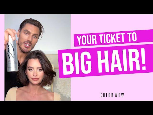 Get BIG Hair Instantly: Chris Appleton’s Guide to Using Color Wow Style on Steroids