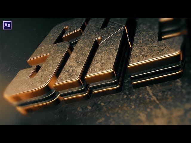 Epic 3D Text Animation | After Effects Tutorial | Element 3D