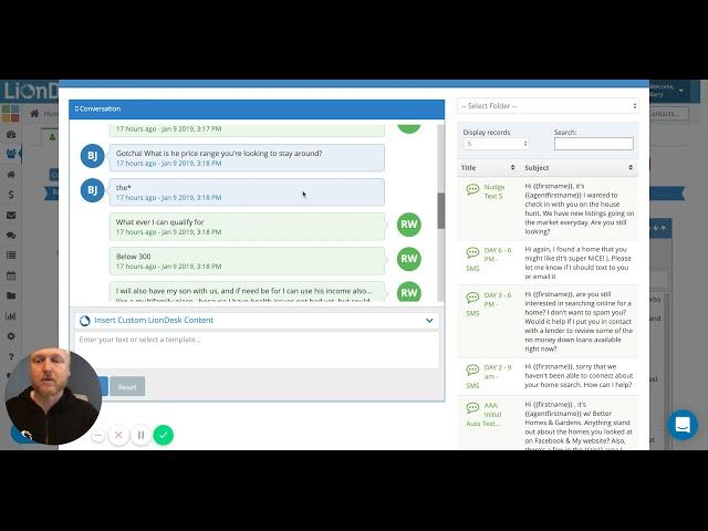 Barry Jenkins checks out LionDesk's new Lead Assist feature