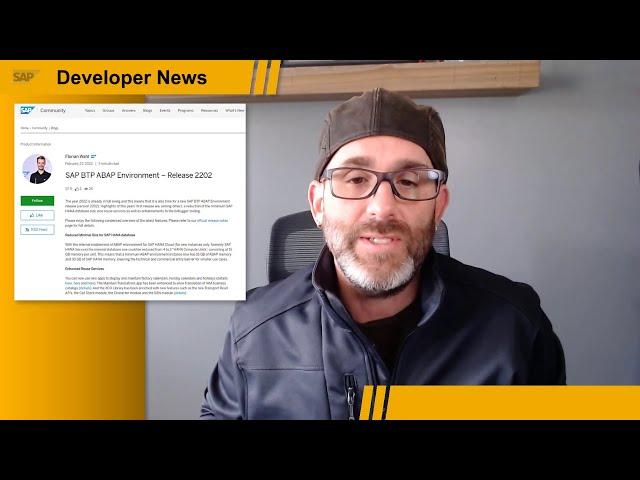 openSAP HANA, ABAP 2202, SAP Process Automation, SAPUI5 1.99 | SAP Developer News