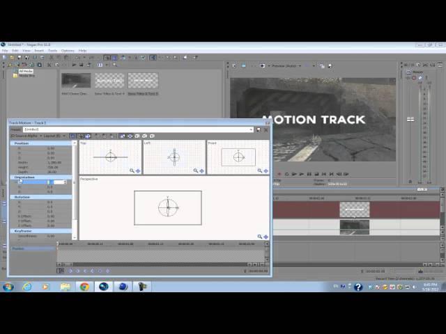 Sony Vegas Pro 11: 3D Motion Tracking Text (Part 1)