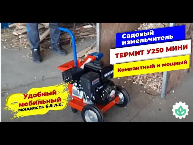 Садовый измельчитель Draxter У250 "МИНИ". Утилизация веток с листвой