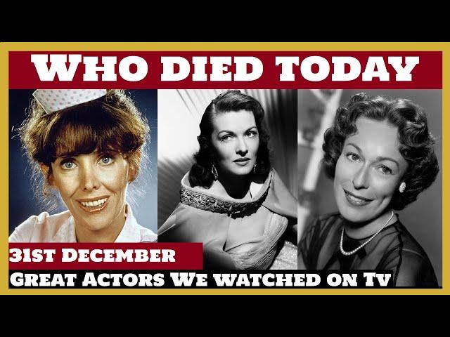 9 Famous Celebrities who died today 31st December - remembering big stars - 2022