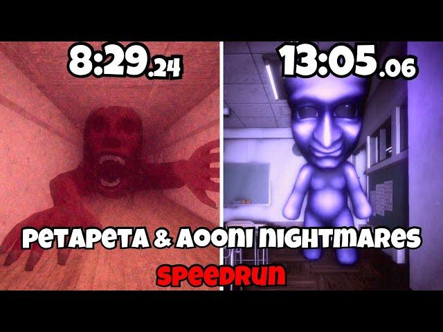PETAPETA: Lv1 To 6 & AOONI Nightmares Speedrun(23:39)