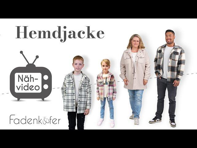 Anleitung für Hemdjacke/Shacket , inklusive Kragen, verschiedene Taschen und Manschetten nähen