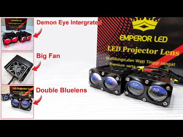 Mini Proji / Laser Emperor Led 2 Mata U29 90W + Demon Eye