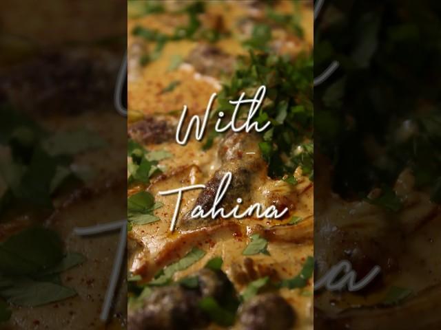 Kabab with tahina كفتة بالطحينة #cooking #food