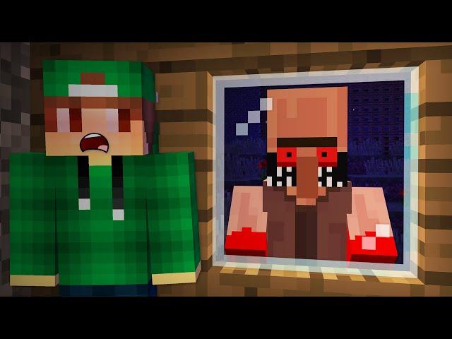 ЖИТЕЛЬ ЗА ОКНОМ СЛЕДИТ ЗА МНОЙ В МАЙНКРАФТ | Риколит Minecraft