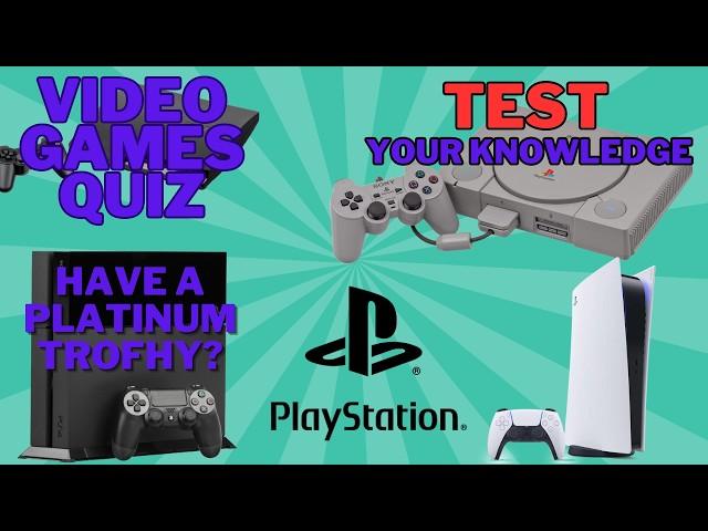 10 questions every playstation fan should answer! Video Game Quiz World!