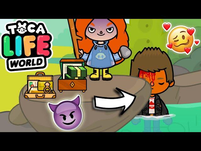 ЖЕНА СТОЛКНУЛА МУЖА с ОБРЫВА!  Toca Boca Life World