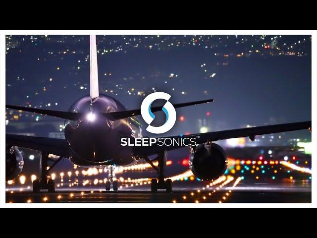 Airplane Landing and Takeoff Sounds at Airport / 8 Hours