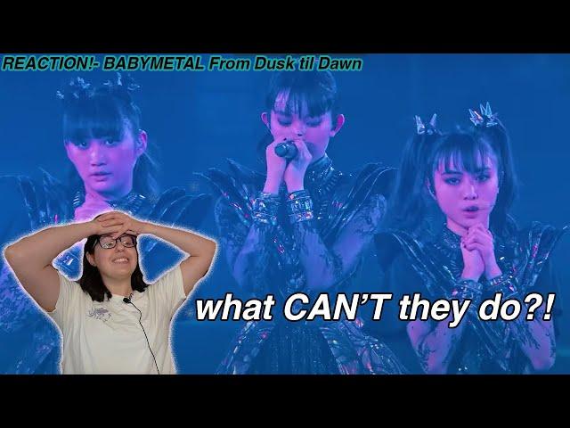 BABYMETAL- From Dusk til Dawn REACTION!