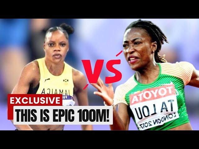 Tia Clayton Battles Marie-Josee Ta Lou || Women’s 100 Meters – Zurich Diamond League 2024