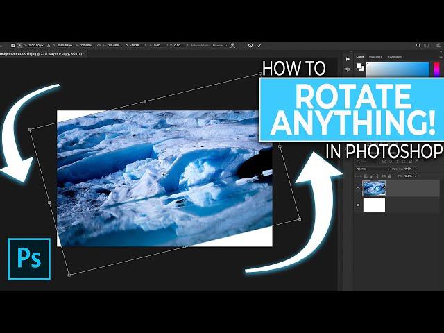 How To Rotate Images And Layers In Photoshop