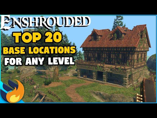 TOP 20 Base Locations In Enshrouded | For All Levels - Beginner To Pro