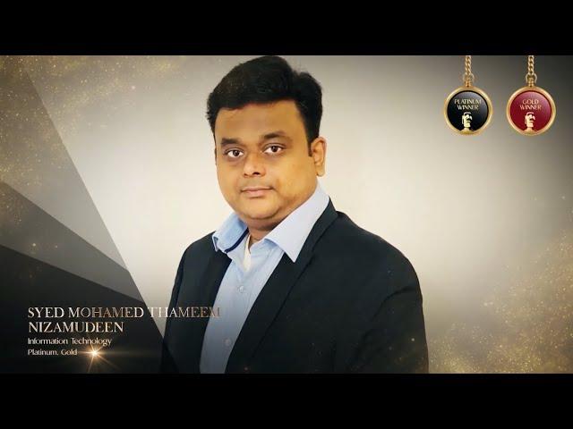 Syed Mohamed Thameem Nizamudeen - 2024 TITAN Business Awards: Season 1 Featured Winner