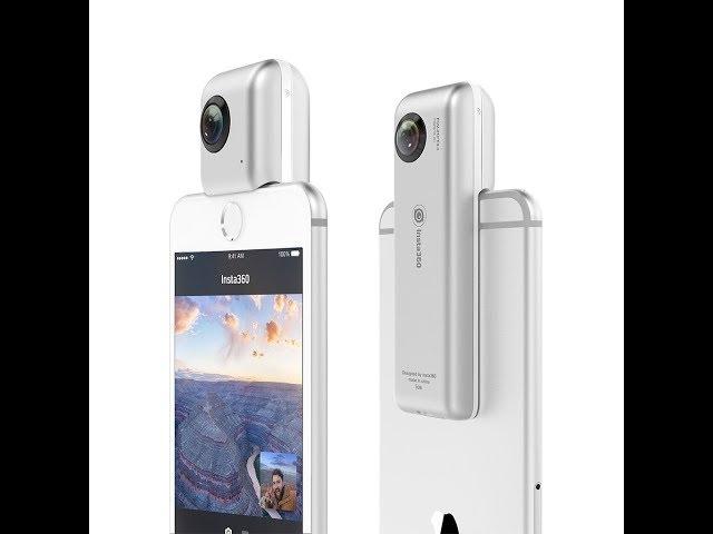 Insta360 Nano 360 Degree Camera VR 3D Panoramic Point and Shoot Digital Video Cameras 3K HD Dual Wid