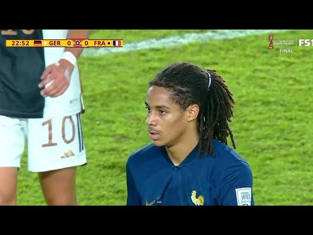 Mathis Amougou vs Germany U17 World Cup Final  (02/12/2023)