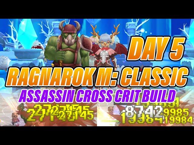 Ragnarok M: Classic [LIVE] DAY 5 - ASSASSIN KATAR CRIT BUILD