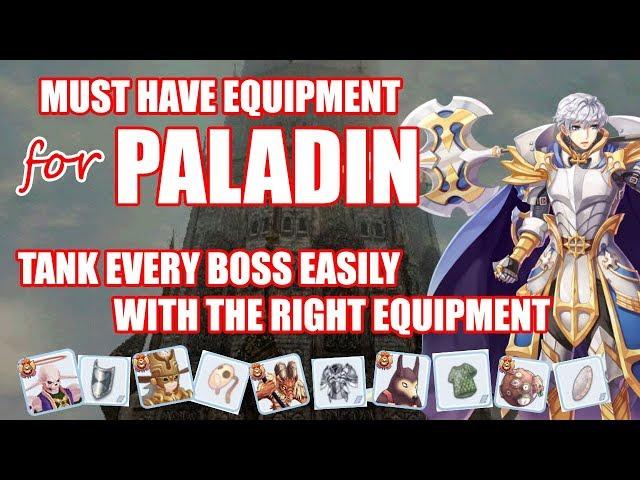 Ragnarok Mobile : Must Have Equipment to Tank Every Boss (for Paladin)