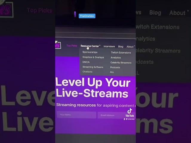 How to become sponsored/affiliated as a streamer My twitch: TheOneVex #shorts #tiktok #fyp #tips