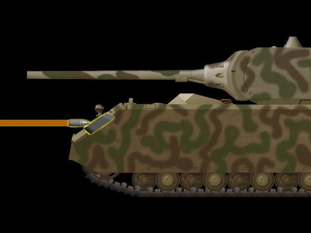 Maus vs Br-482B | Armor Penetration Simulation