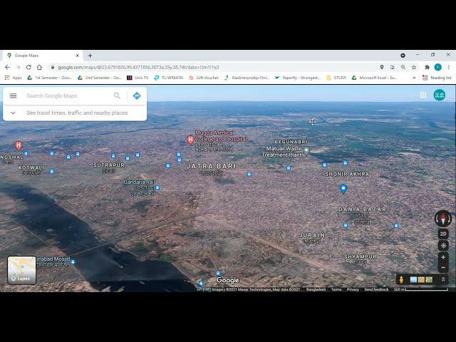 How to enable rotation or 3D view in Google Maps on a Computer or PC in 2023