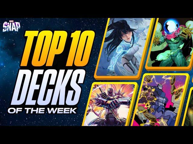 TOP 10 BEST DECKS IN MARVEL SNAP | Weekly Marvel Snap Meta Report #102