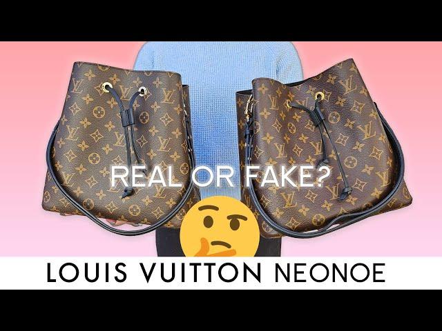 Real or Fake? Comparison of an Authentic and Counterfeit Louis Vuitton NeoNoe