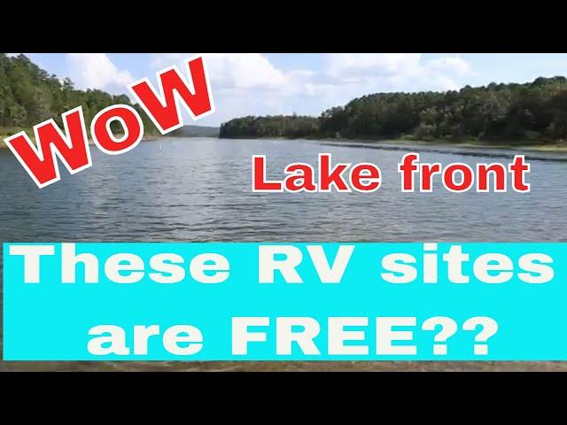 Episode 23: Free Lakeside RV Camping - Boondocking in Arkansas - The Natural State