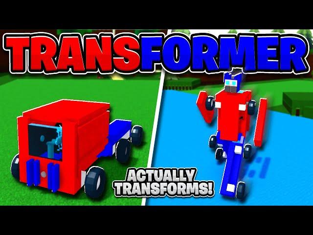 WORKING TRANSFORMER!!! - Build A Boat For Treasure!