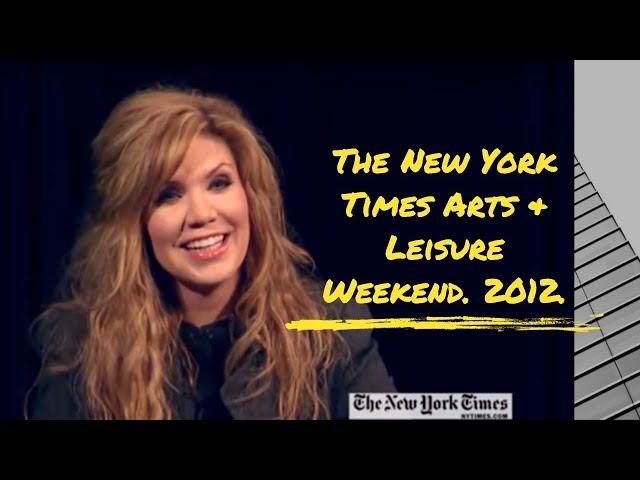 Alison Krauss Interview | The New York Times Arts & Leisure Weekend | 2012