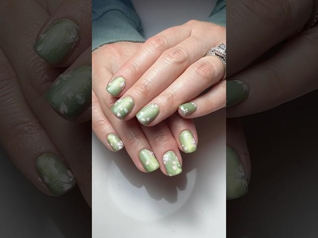 Short natural nails for March